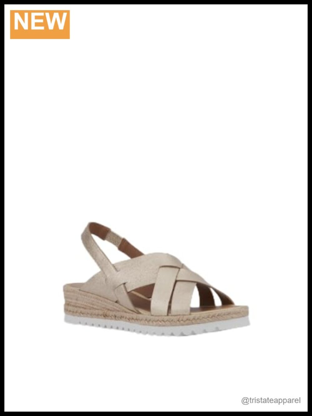 Aquatalia Amaya Leather Wedge Slingback Sandals Weatherproof